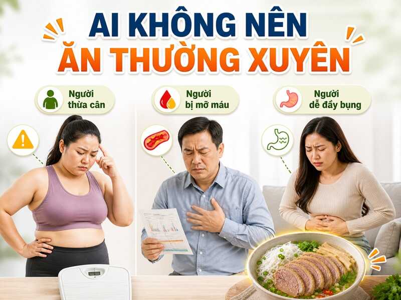 Những ai nên cân nhắc khi ăn bún măng vịt thường xuyên