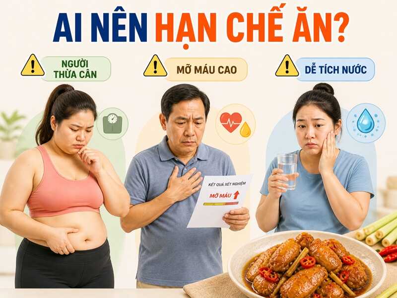 Những ai nên hạn chế ăn gà kho sả ớt thường xuyên?