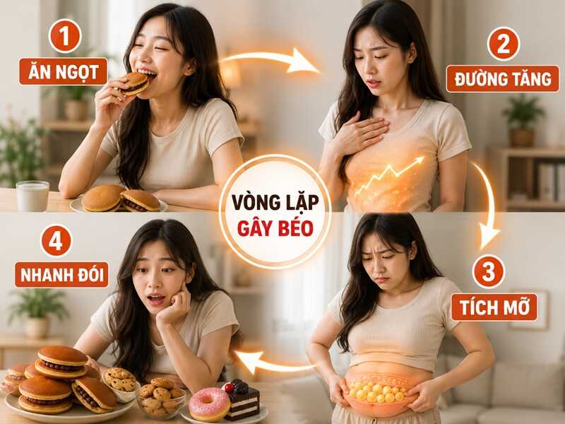 Ăn bánh có thể khiến bạn tăng cân nhanh chóng nếu không có sự kiểm soát chặt chẽ về tần suất và số lượng