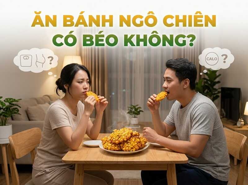 Ăn nhiều bánh chiên dễ làm tổng calo tăng nhanh