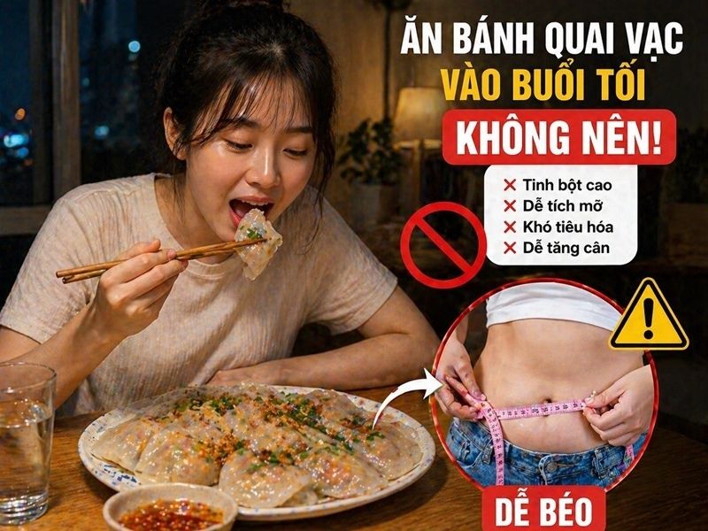 Ưu tiên ăn vào bữa sáng hoặc bữa phụ thay vì ăn khuya