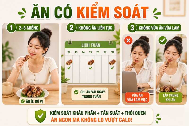 Thay vì ăn theo cảm hứng, bạn nên đặt giới hạn rõ ràng cho bản thân