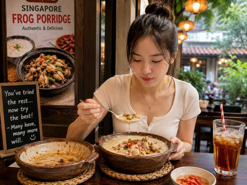 Cảm giác khi ăn cháo ếch thường khá “nhẹ bụng”, khiến nhiều người đánh giá thấp năng lượng của món ăn
