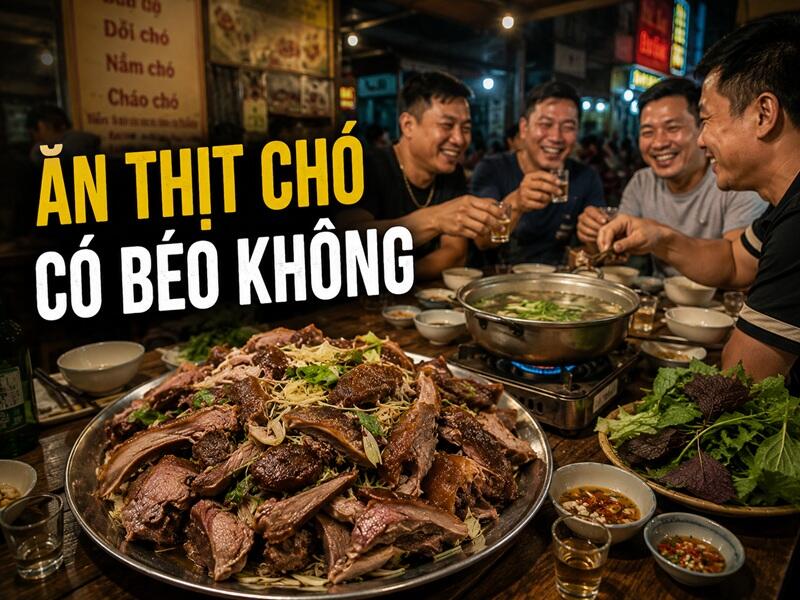  Ăn thịt chó có béo không?