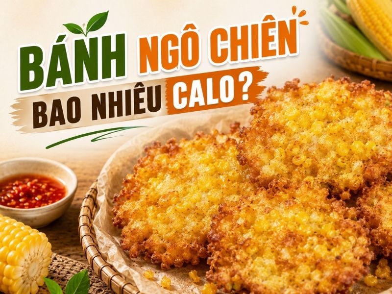 Bánh ngô chiên bao nhiêu calo?