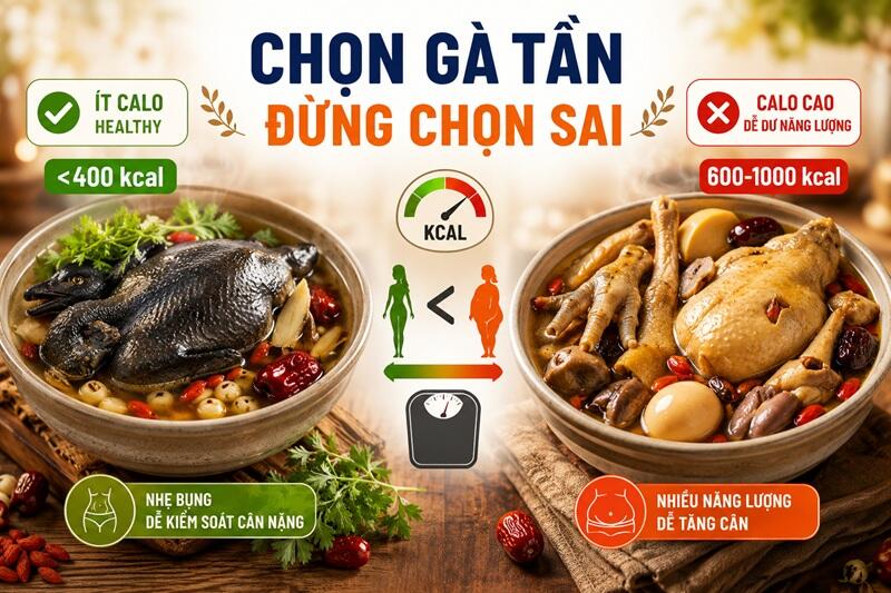 Lựa chọn loại gà và suất ăn phù hợp