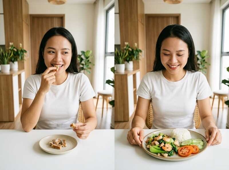 Nếu hôm đó bạn lỡ ăn vài miếng kẹo chuối, hãy chủ động giảm bớt lượng tinh bột