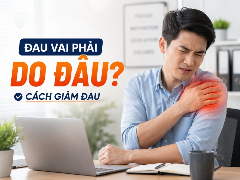 Đau vai phải do đâu? Cách giảm đau phù hợp