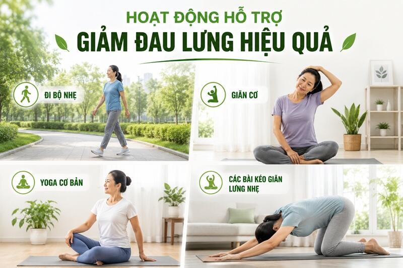 Duy trì vận động và giãn cơ nhẹ mỗi ngày