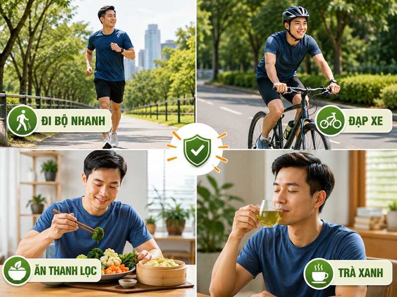 Nếu lỡ nạp quá nhiều calo từ một đĩa măng xào đậm đà, hãy áp dụng ngay lịch trình phục hồi vóc dáng