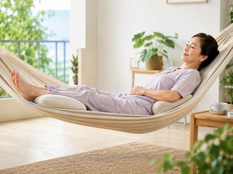 Kê thêm gối hỗ trợ vùng lưng hoặc đầu gối