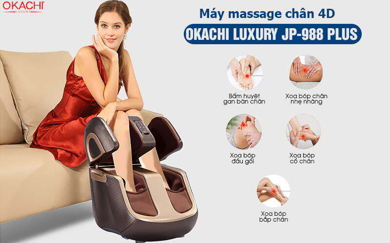 Máy massage xoa bóp chân và bắp chân hiện đại Fuki FK-900