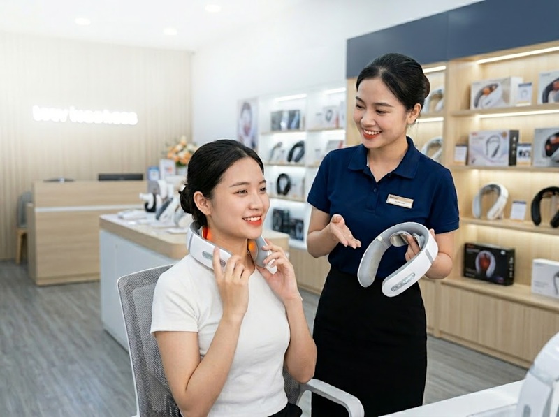 Một cửa hàng uy tín cần cung cấp hàng chính hãng, có tem bảo hành và thông tin thương hiệu minh bạch