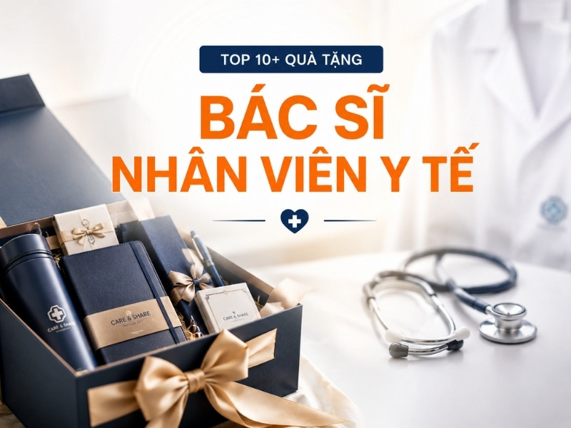 Top 10+ Quà tặng cho bác sĩ, dược sĩ, nhân viên y tế thiết thực nhất