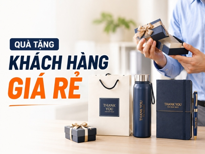 Top quà tặng khách hàng giá rẻ thiết thực, dễ tạo thiện cảm