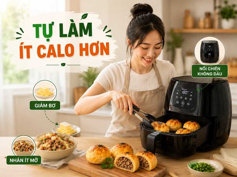 Tự chế biến giúp bạn chủ động hơn với lượng calo.
