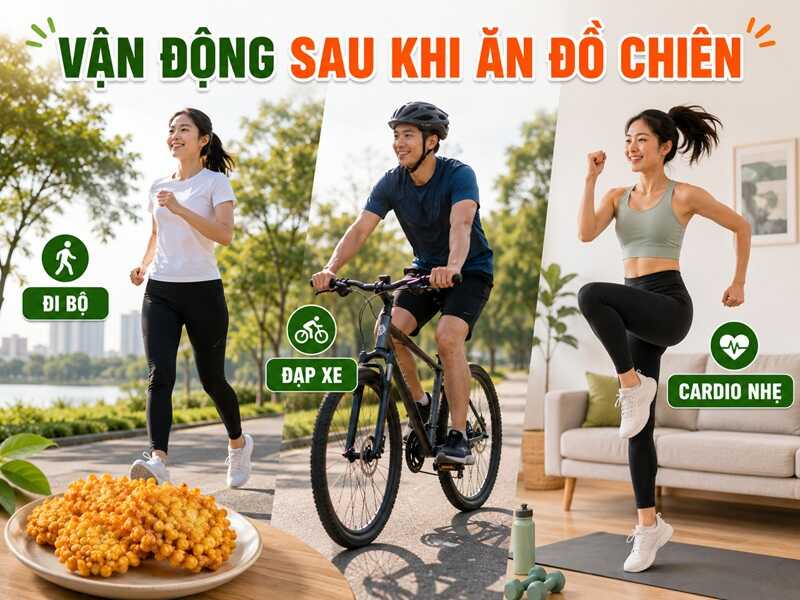 Vận động nhẹ giúp cơ thể tiêu hao năng lượng hiệu quả hơn