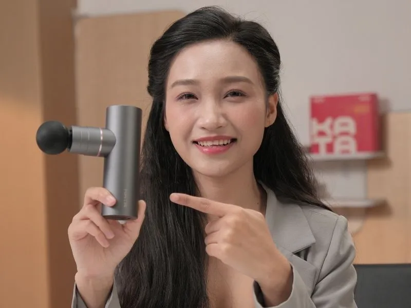 Súng massage KATA phù hợp với những người cần lực mạnh