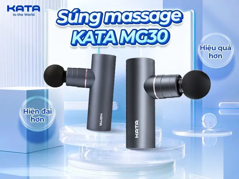 Thiết bị hỗ trợ sức khỏe như súng massage