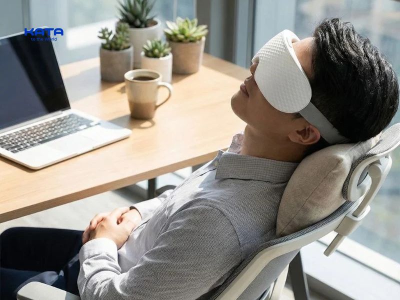 Thay pin máy massage mắt khi máy nhanh hết pin, phải sạc thường xuyên