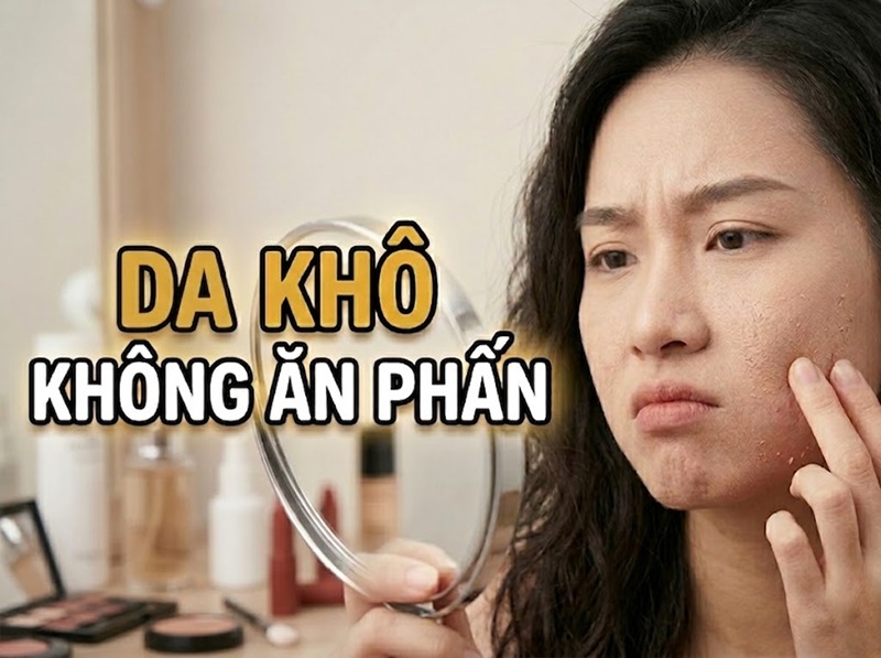 Trang điểm cho da khô không ăn phấn: 7 điều phải nhớ! 
