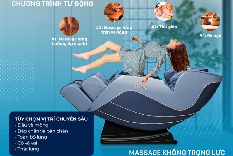 Ghế massage Daikiosan DKGM-00005