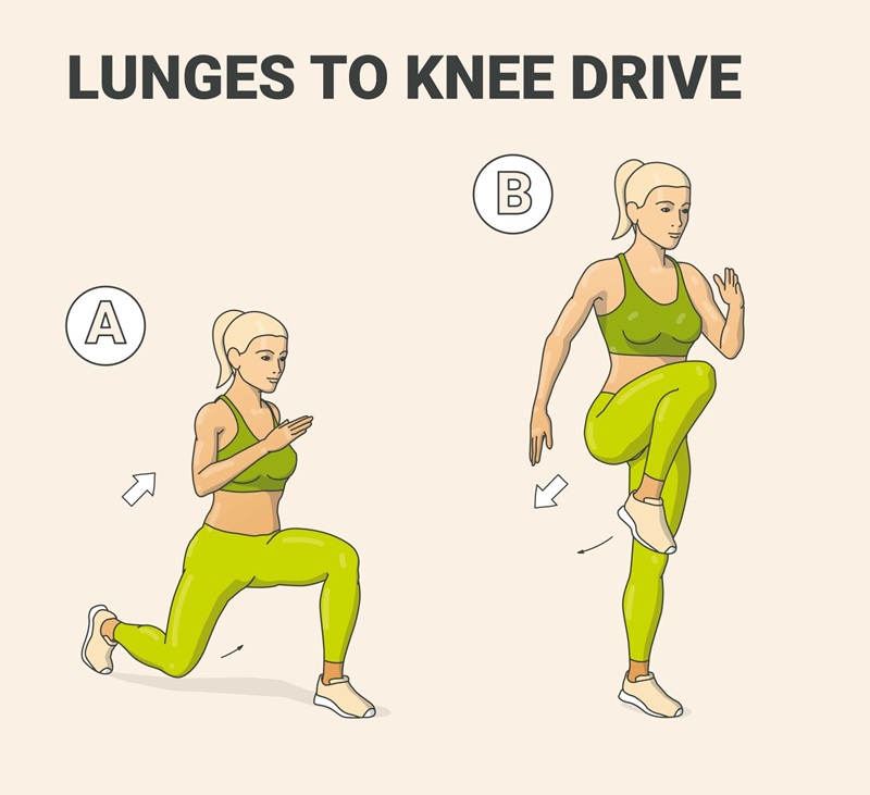 Động tác co gối vào ngực (Knee-to-Chest) - Kéo giãn toàn diện