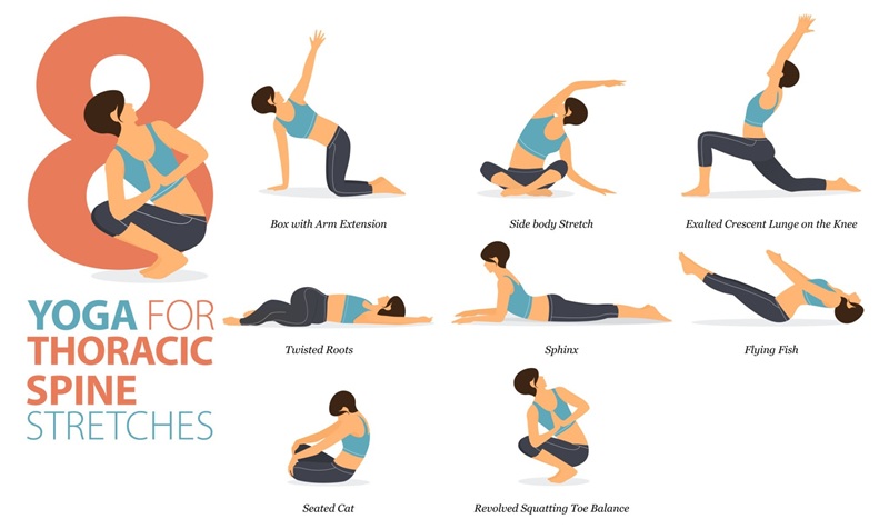 Động tác vặn mình (Spinal Twist) - Tăng độ linh hoạt đốt sống