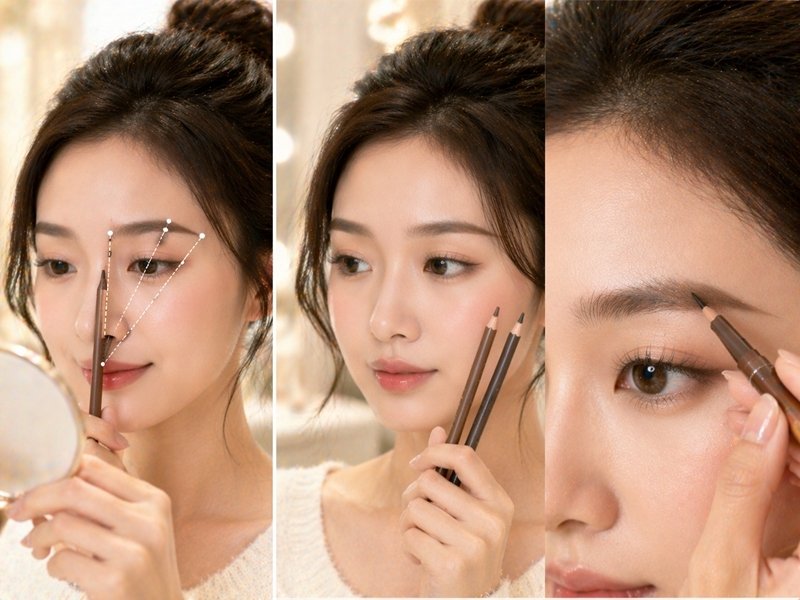 Kẻ chân mày đúng dáng thay vì nhổ quá nhiều