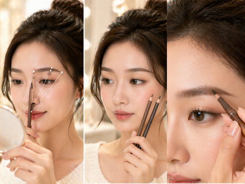 Kẻ chân mày đúng dáng thay vì nhổ quá nhiều