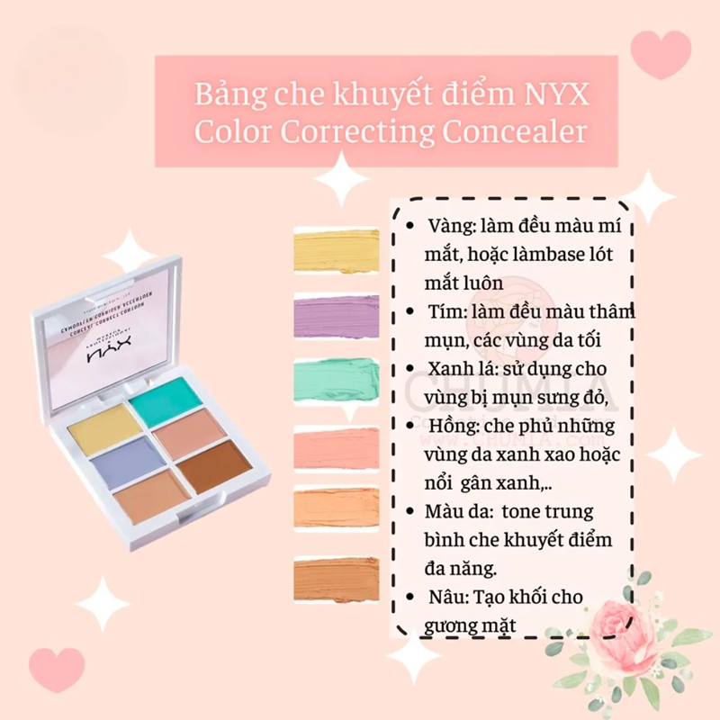 Bảng triệt sắc quầng thâm