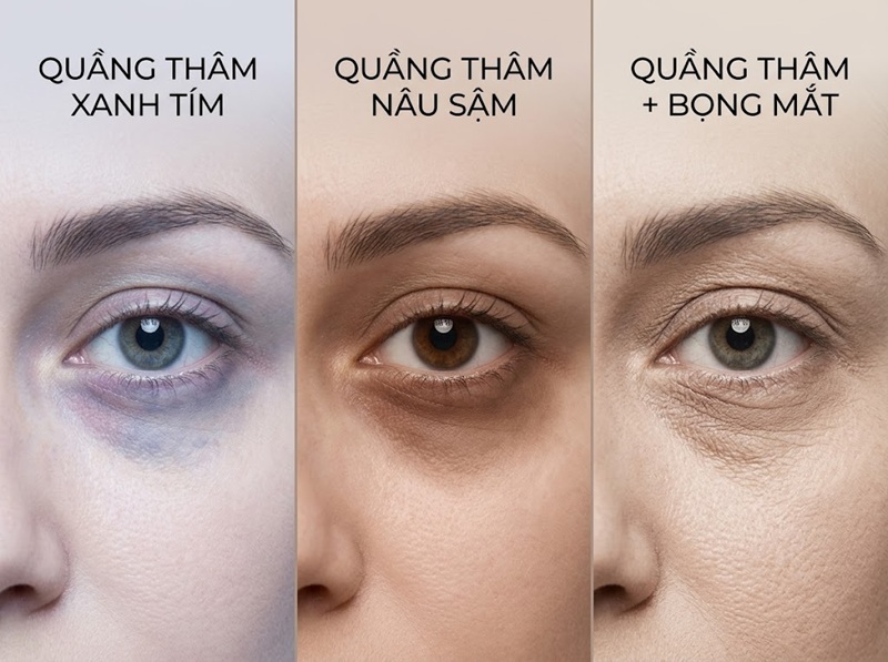 Mỗi người có một cơ địa khác nhau, do đó sắc độ quầng thâm cũng không giống nhau