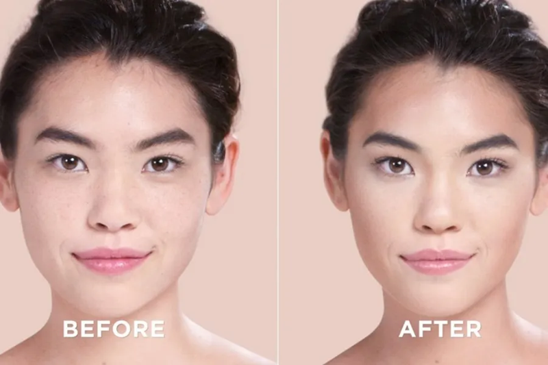 Với dáng mũi này, mục tiêu chính của cách trang điểm để mũi cao hơn là tạo ra một sống mũi 