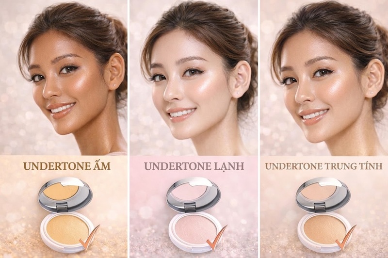 Nếu chọn đúng undertone, lớp makeup sẽ hài hòa tự nhiên