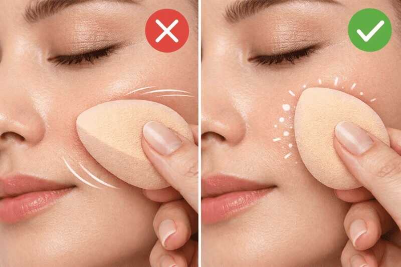 Tuyệt đối không miết hay kéo bông mút trên da