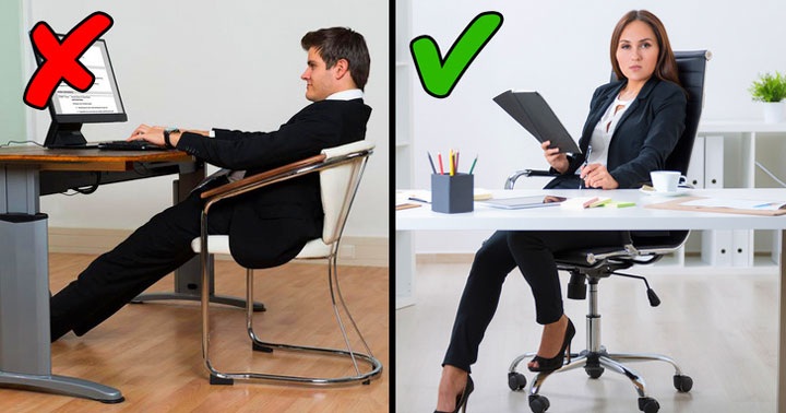 Điều chỉnh tư thế ngồi, đứng và làm việc đúng cách