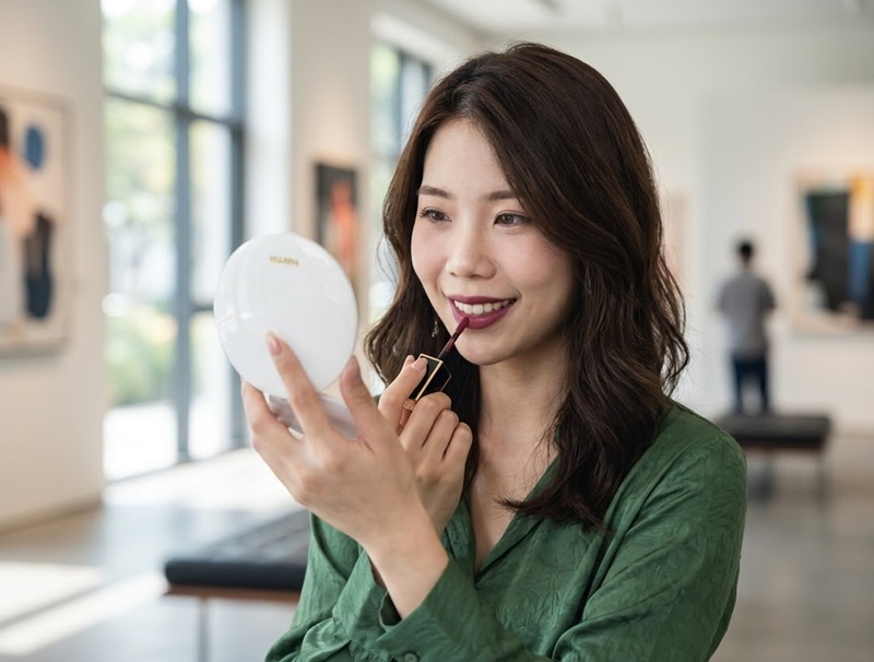 Thường xuyên mang theo khi di chuyển nên chọn gương cầm tay