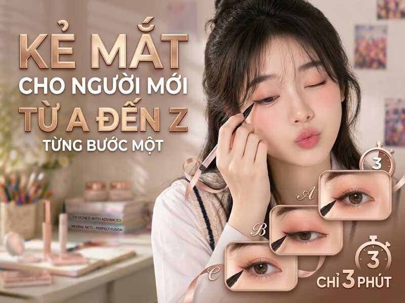 Hướng dẫn cách kẻ mắt cho người mới bắt đầu từ A đến Z