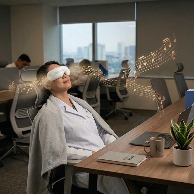 Loa Bluetooth sống động cho phép kết hợp âm nhạc trị liệu với massage