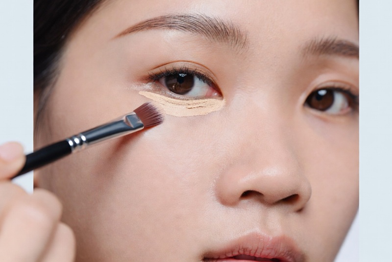 Kỹ thuật tán kem che khuyết điểm không bị đọng rãnh