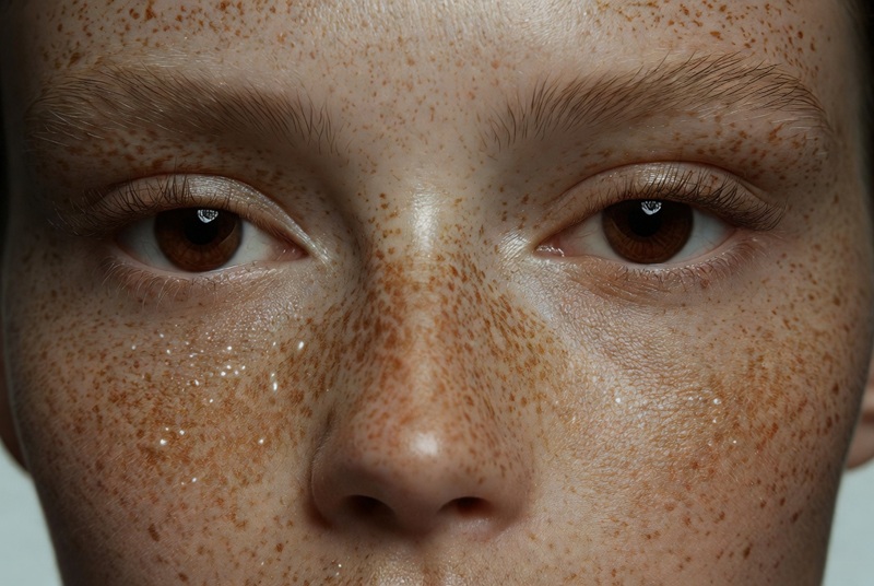 Makeup tàn nhang nhẹ nhàng cho chụp ảnh nghệ thuật