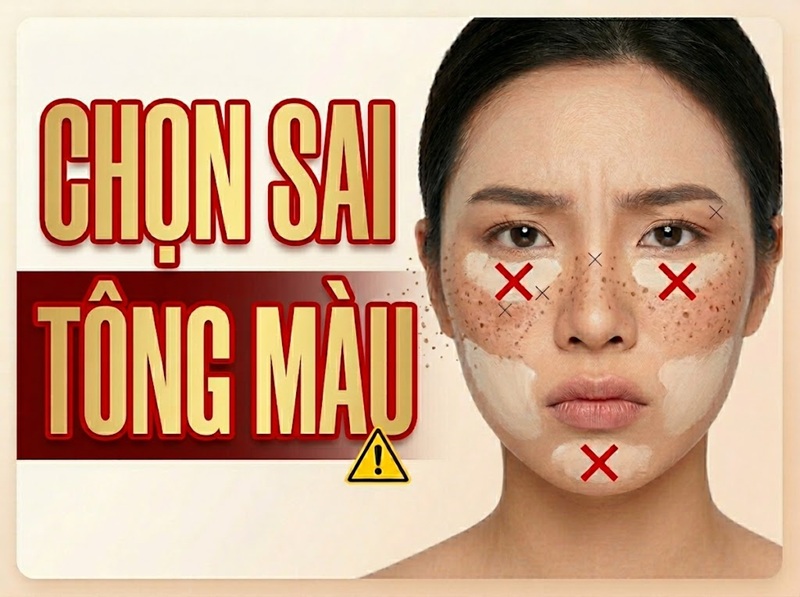 Sai lầm lớn nhất khi trang điểm tàn nhang là sử dụng màu đen hoặc màu nâu đen quá đậm