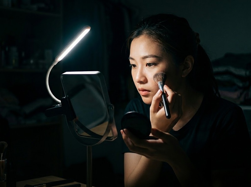 Nên chọn gương có tích hợp sẵn đèn led