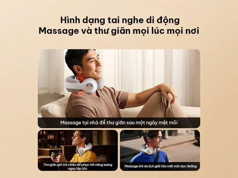 Máy massage cổ SKG N5-2 - giải pháp hoàn hảo cho người bị căng cơ vai