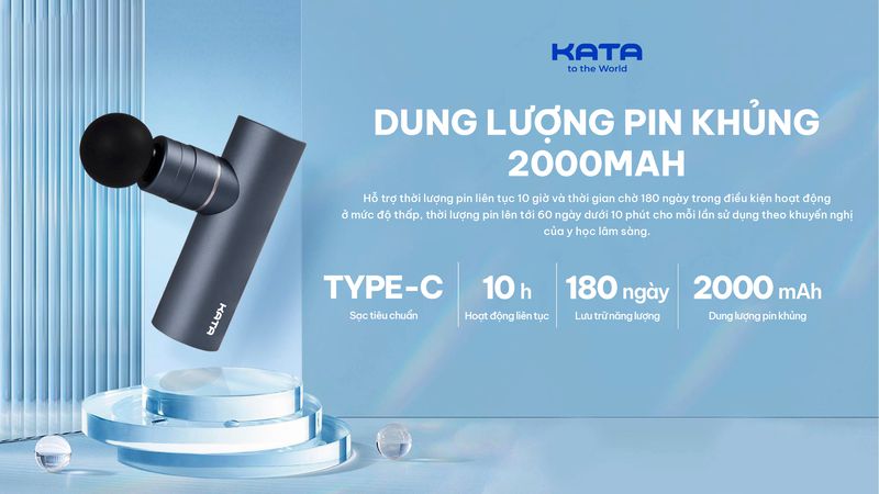 KATA Technology - Địa chỉ sản xuất và phân phối súng massage cầm tay uy tín hàng đầu Việt Nam