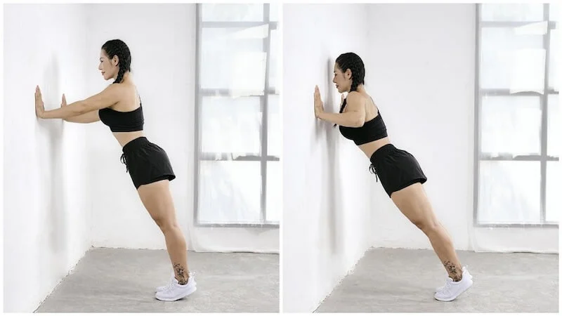 Động tác hít đẩy chống tường có lợi cho cơ lưng