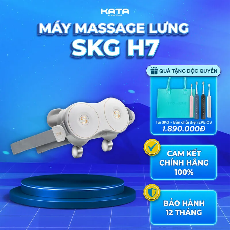 Chi tiết hướng dẫn sử dụng máy massage cổ SKG H7