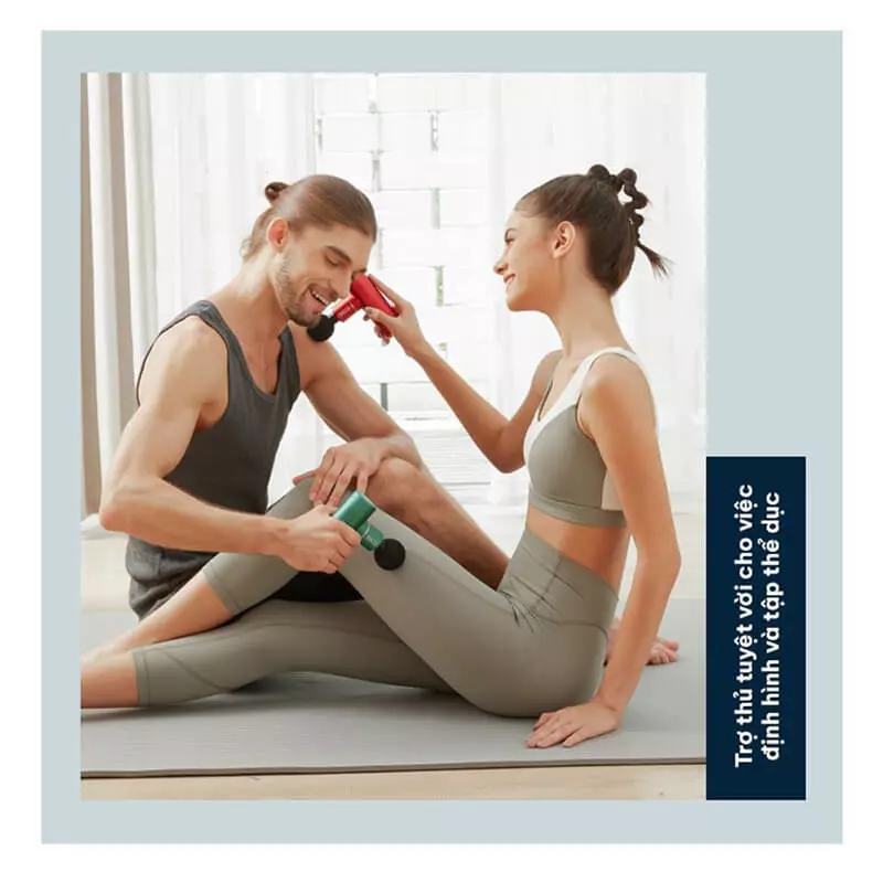 Súng massage đóng vai trò quan trọng trong việc nâng cao quá trình phục hồi của cơ