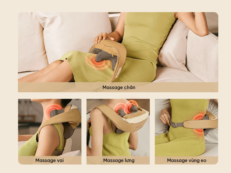 Các dòng máy massage cổ dưới 5 triệu đáng mua nhất từ thương hiệu SKG