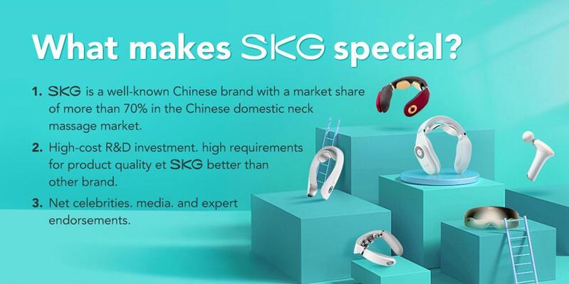 SKG là một trong những nhà sản xuất thiết bị chăm sóc sức khoẻ uy tín hàng đầu thế giới hiện nay